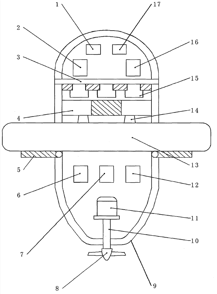 Dynamic water pollution monitoring device