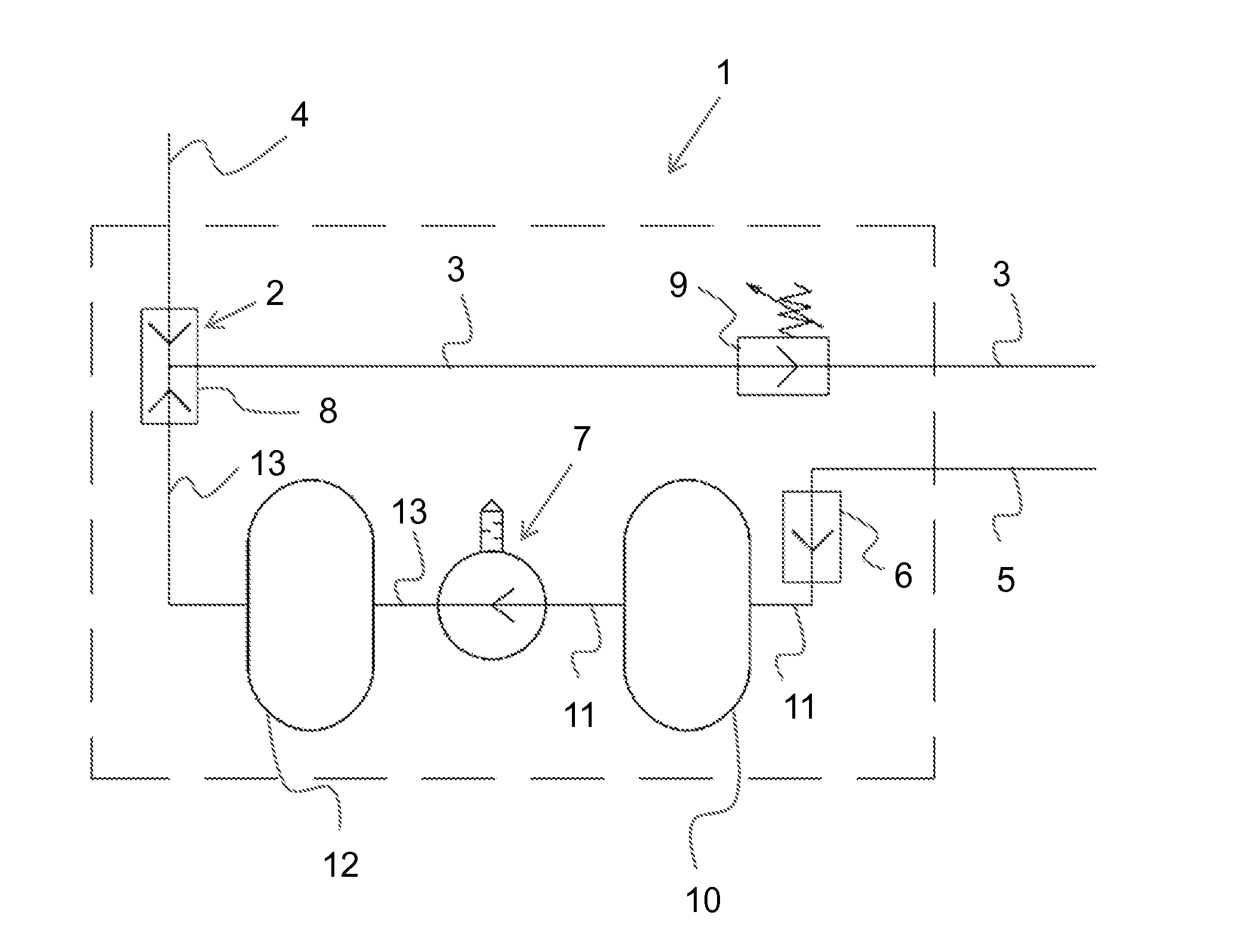 Pressure-increasing unit