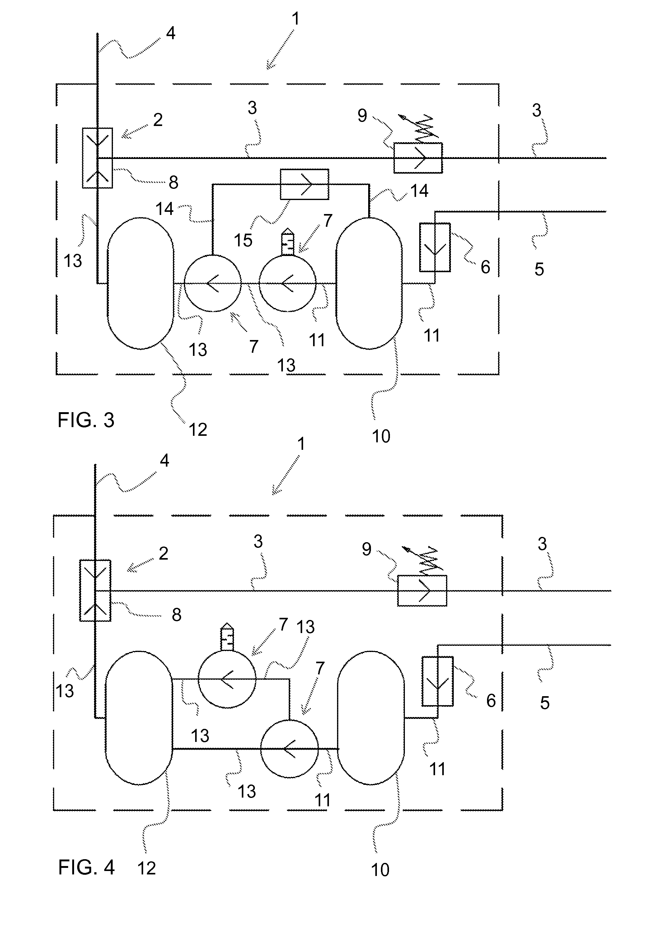 Pressure-increasing unit