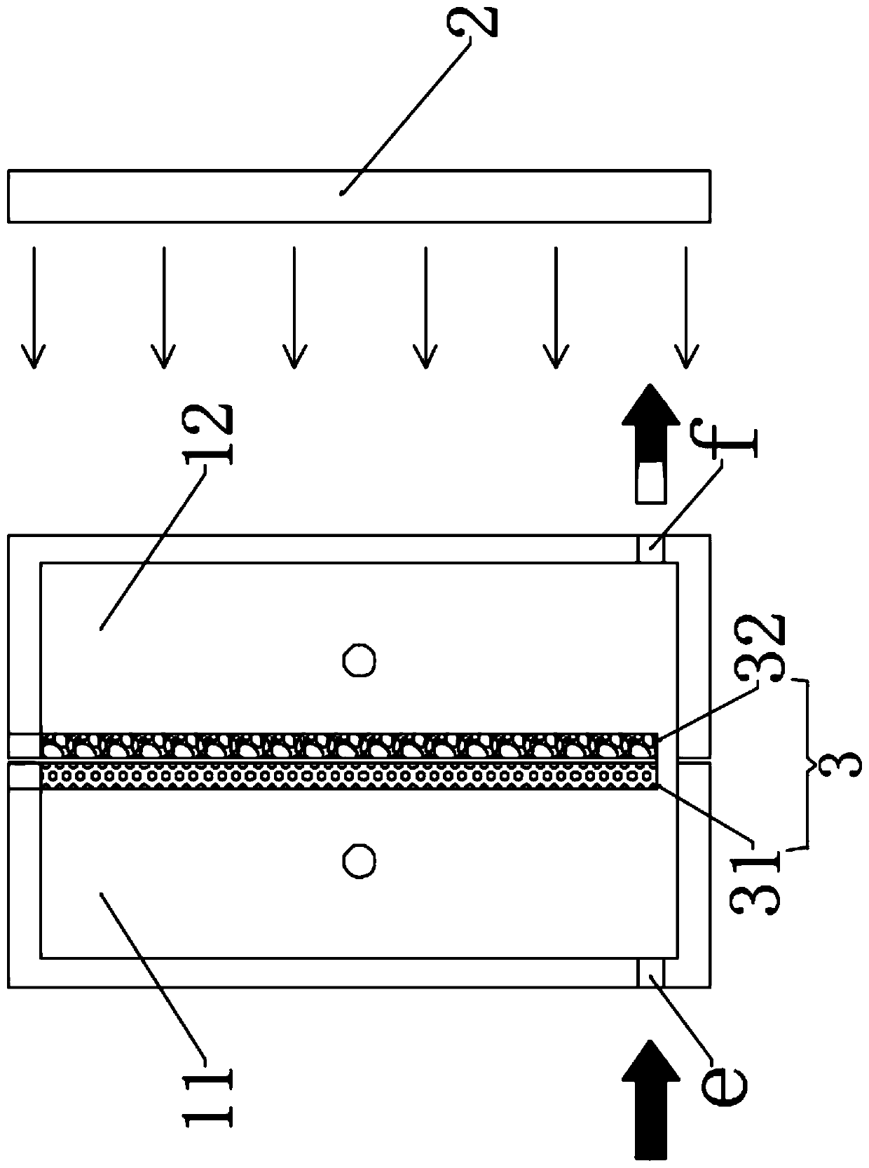 Membrane biological reaction system for treating greenhouse gas by bacteria and algae synergistically