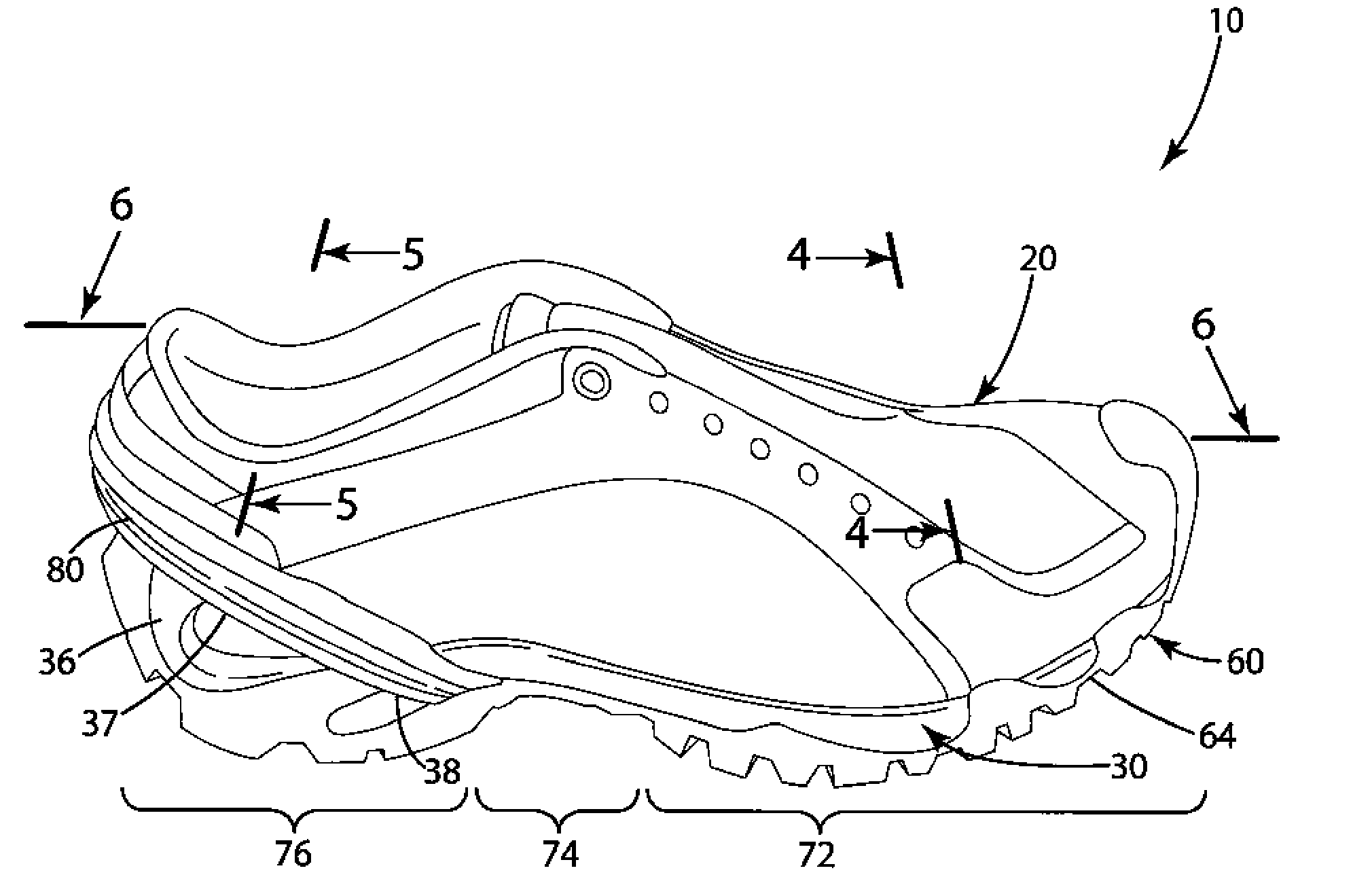 Footwear construction and related method of manufacture