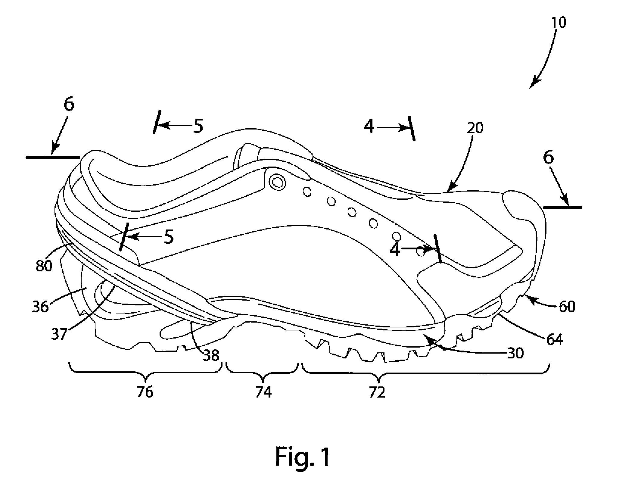 Footwear construction and related method of manufacture