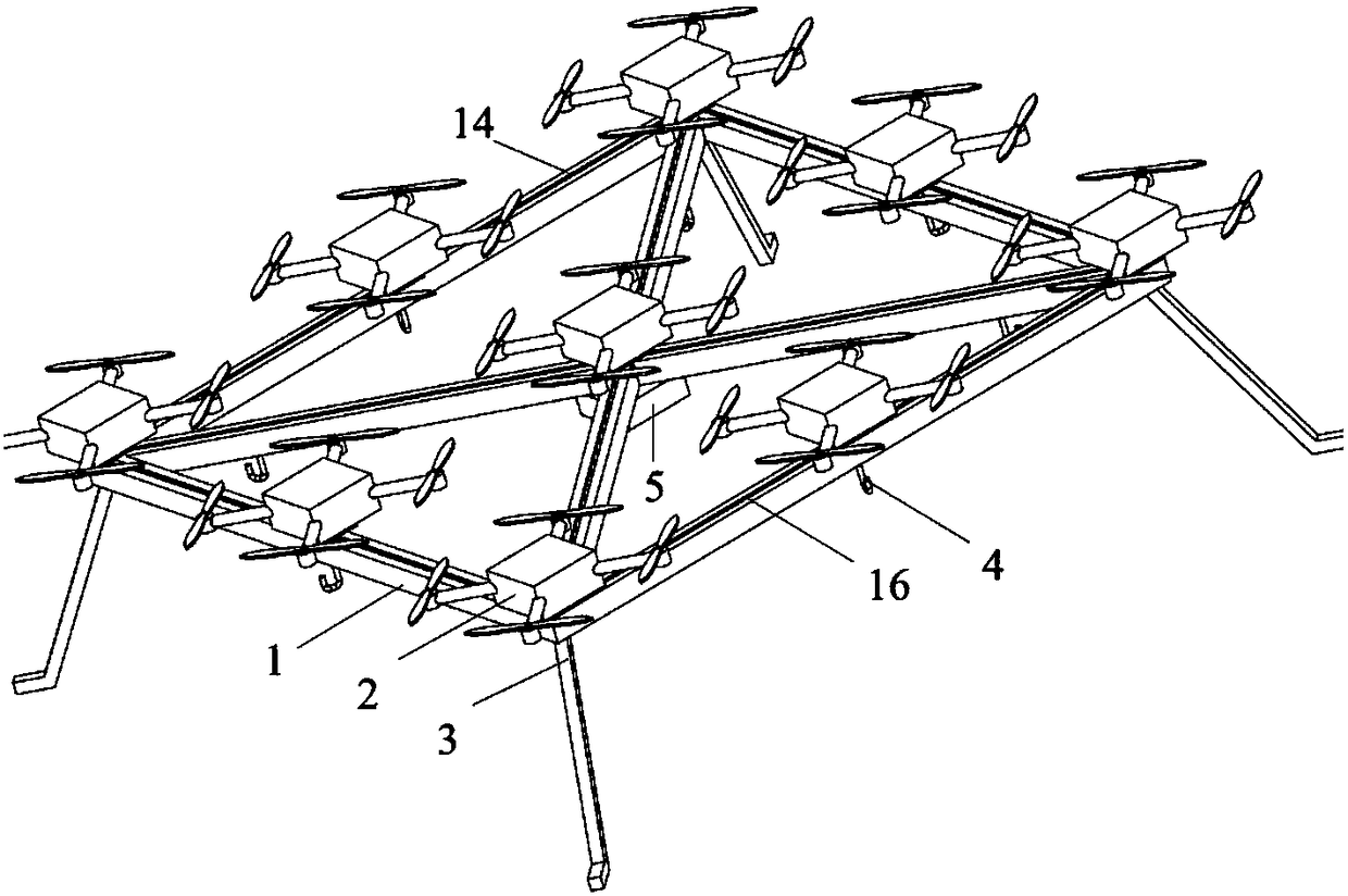 Combination type transportation unmanned aerial vehicle