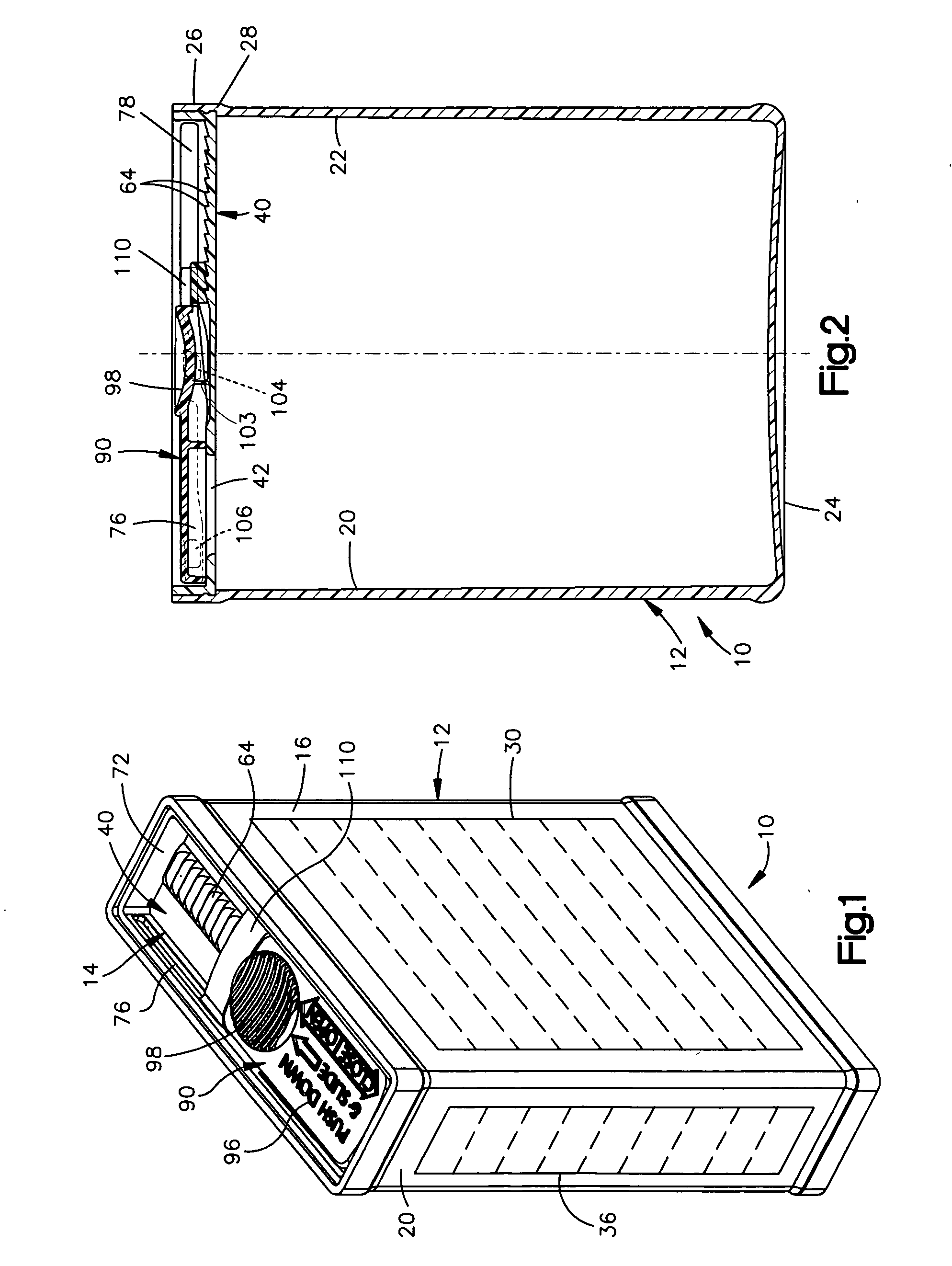 Child resistant dispensing closure package