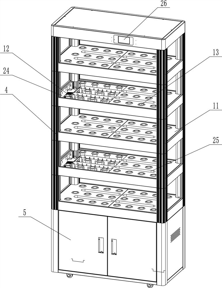 Intelligent indoor multi-layer hydroponic planting system