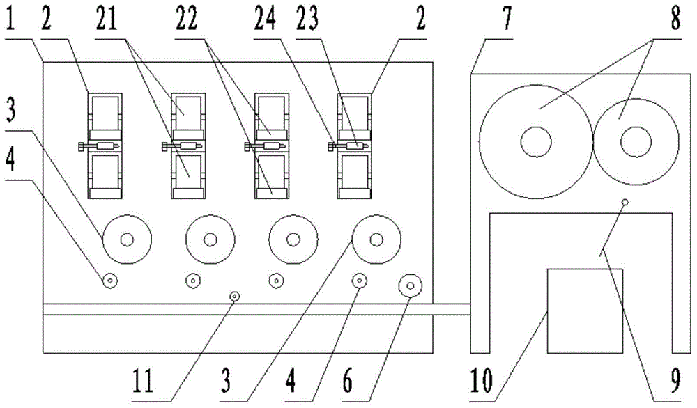 Automatic fiber collecting device