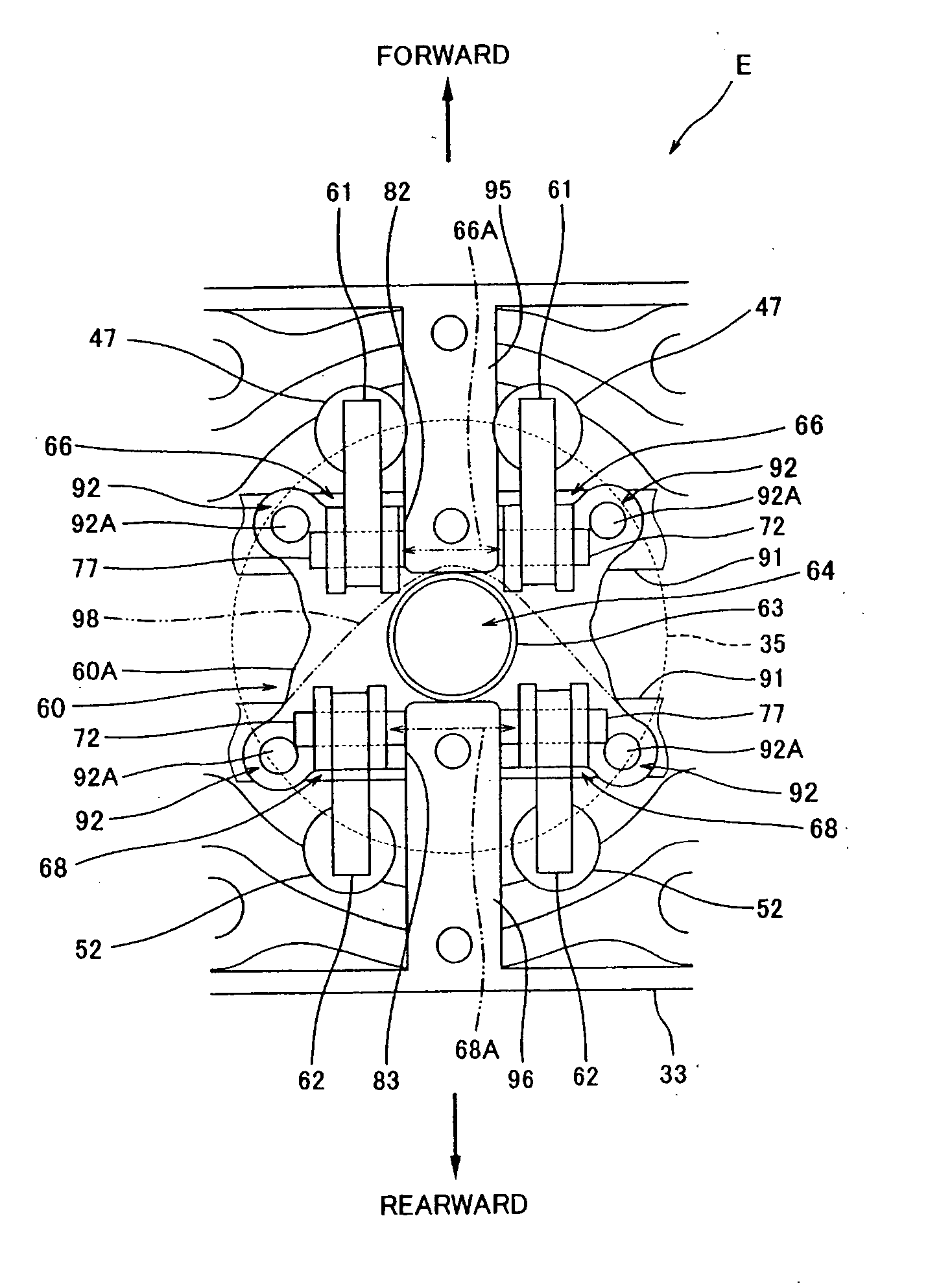 Twincam engine and motorcycle comprising the same