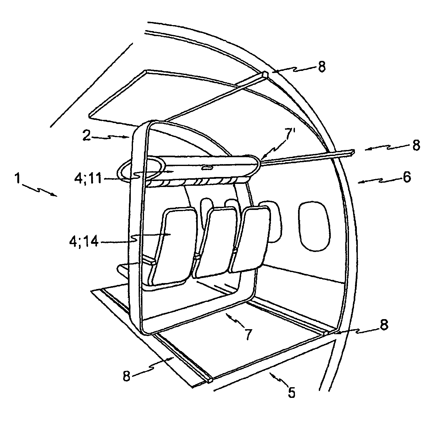 Module for an aircraft