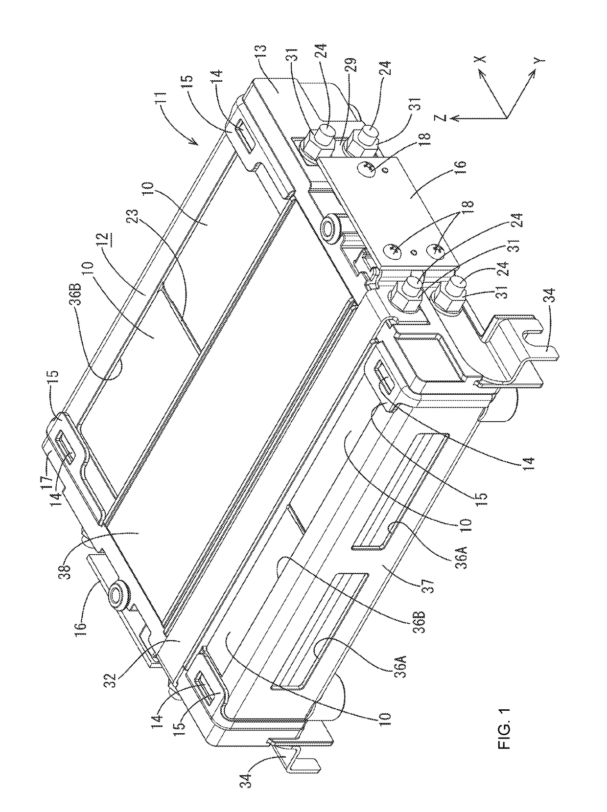 Electricity storage module