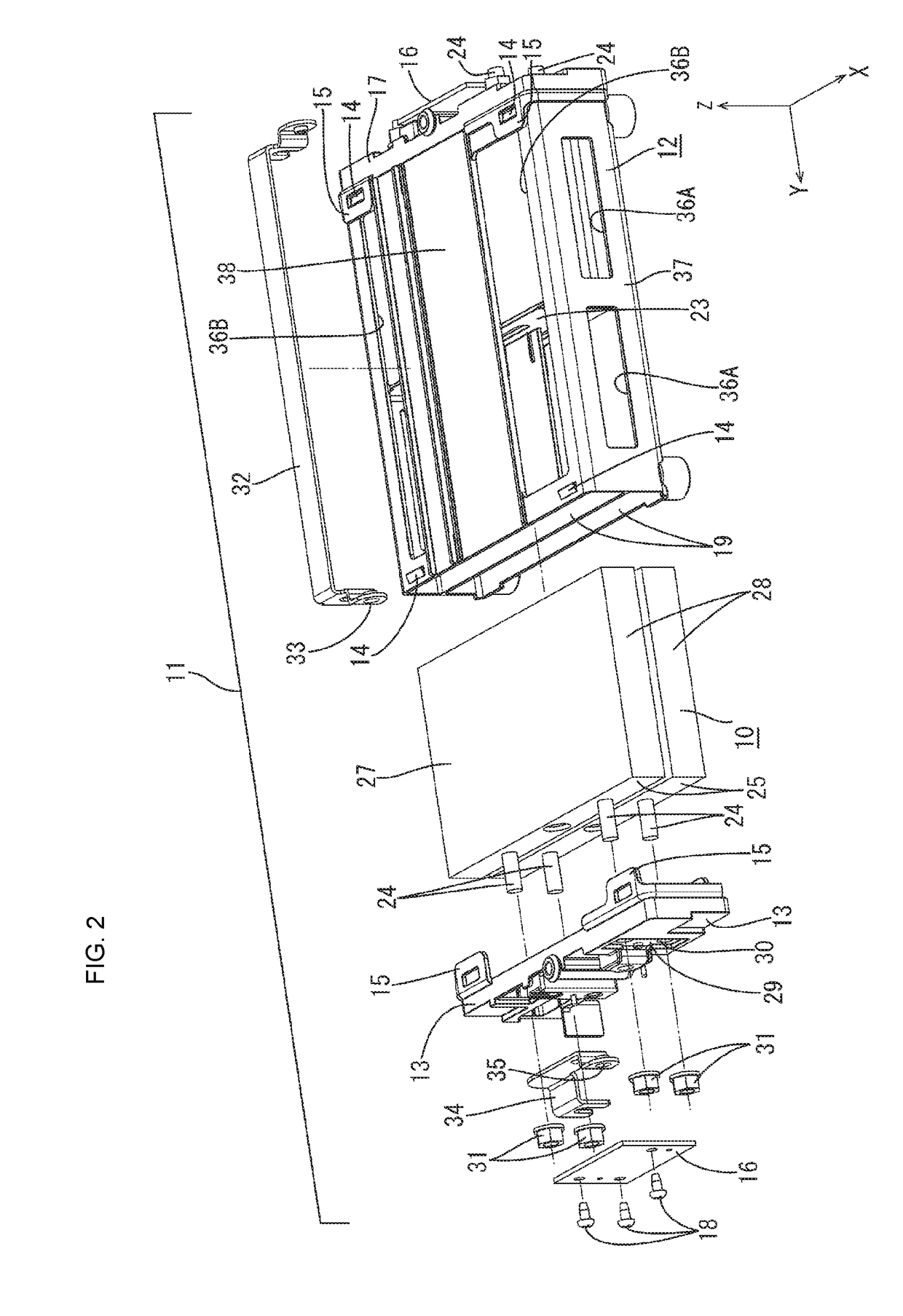 Electricity storage module