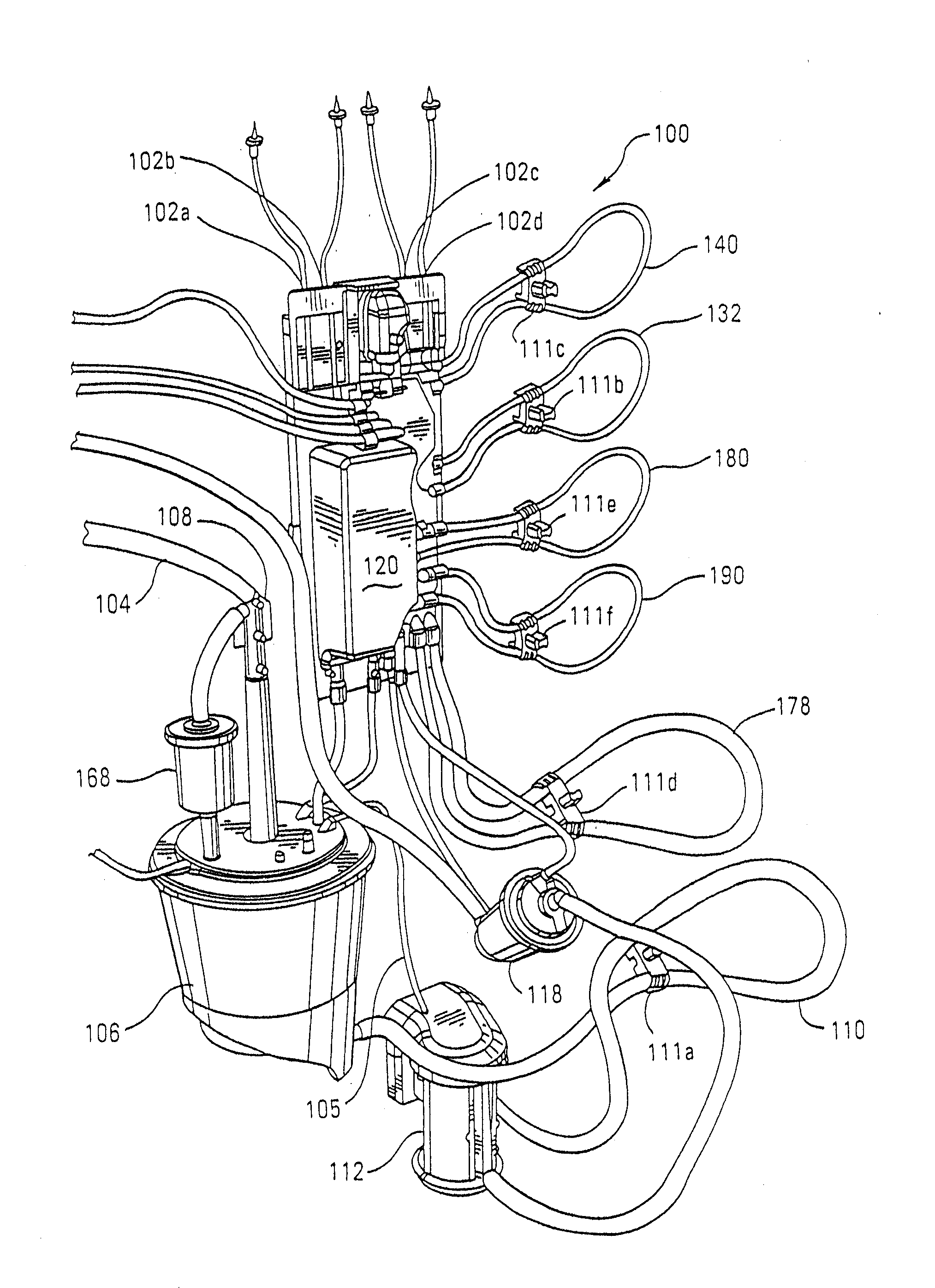 Disposable cartridge for a blood perfusion system