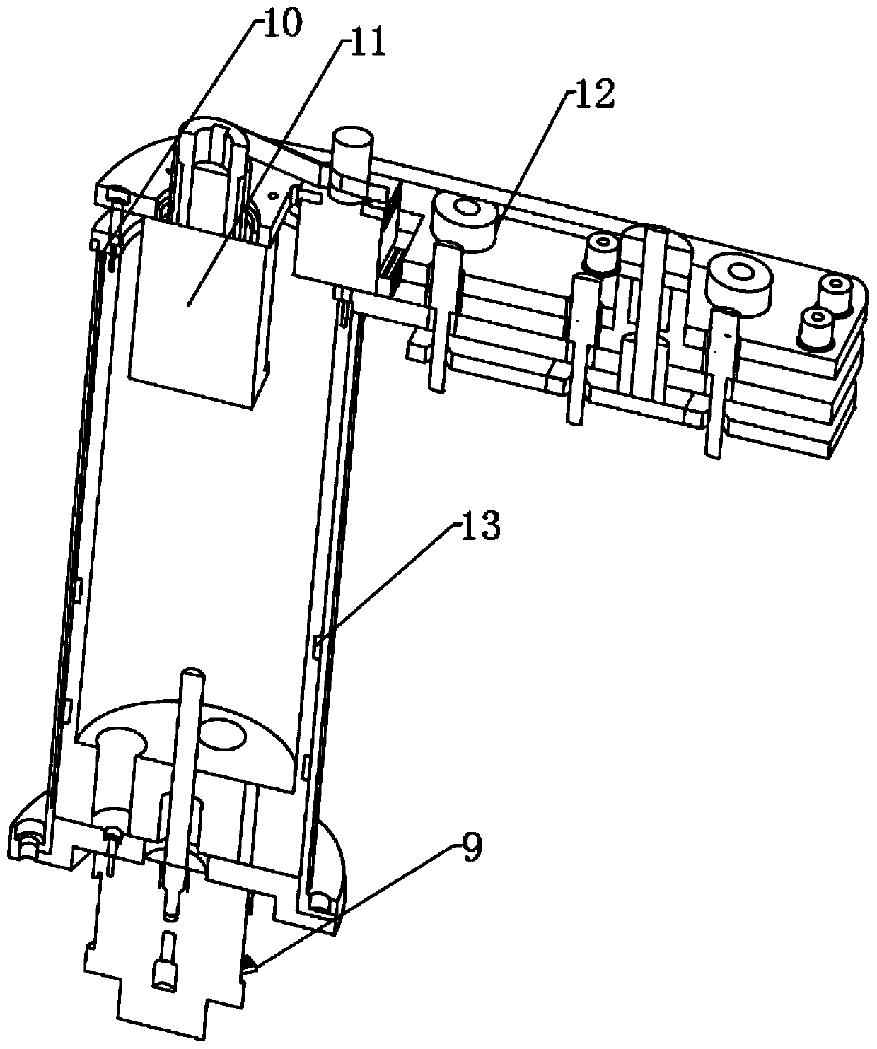 Compact multi-channel bottle cap tightening device