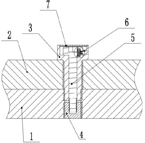 A detachable anti-loosening bolt