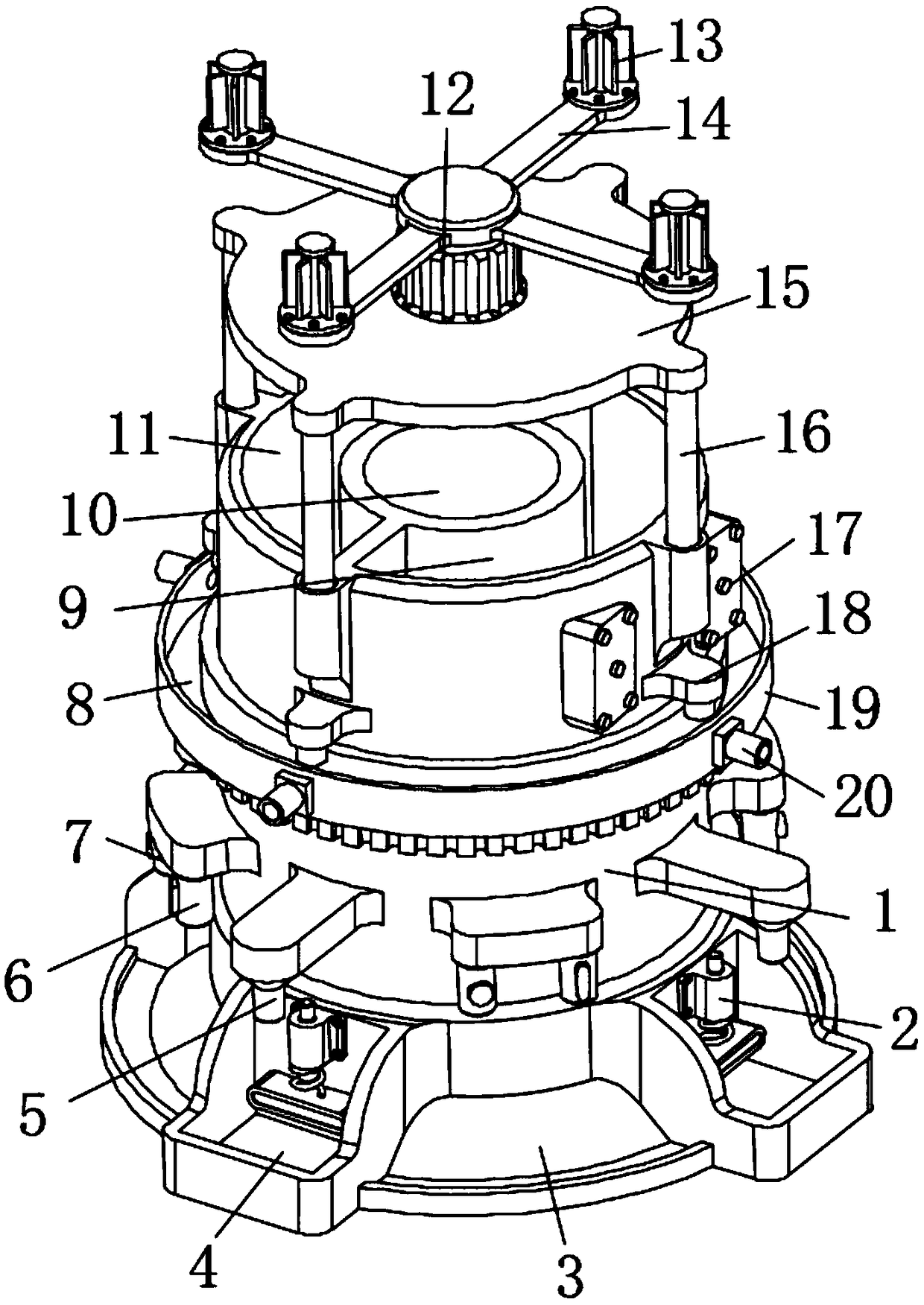 Movable feeding device for livestock raising