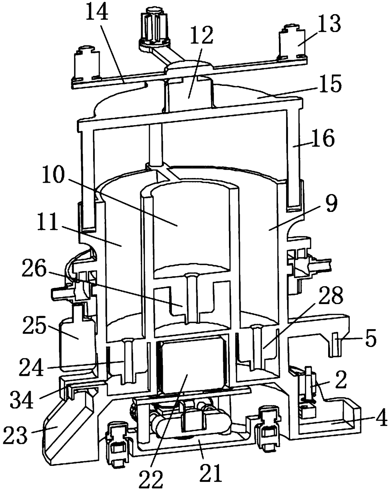 Movable feeding device for livestock raising