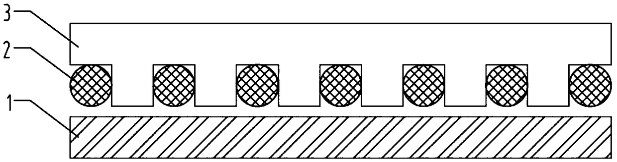 Linear motor device and magnetic suspension train