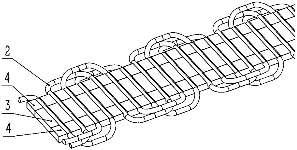 Linear motor device and magnetic suspension train