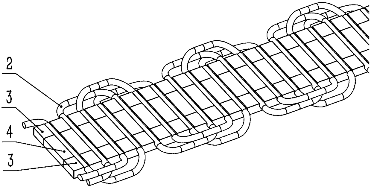 Linear motor device and magnetic suspension train