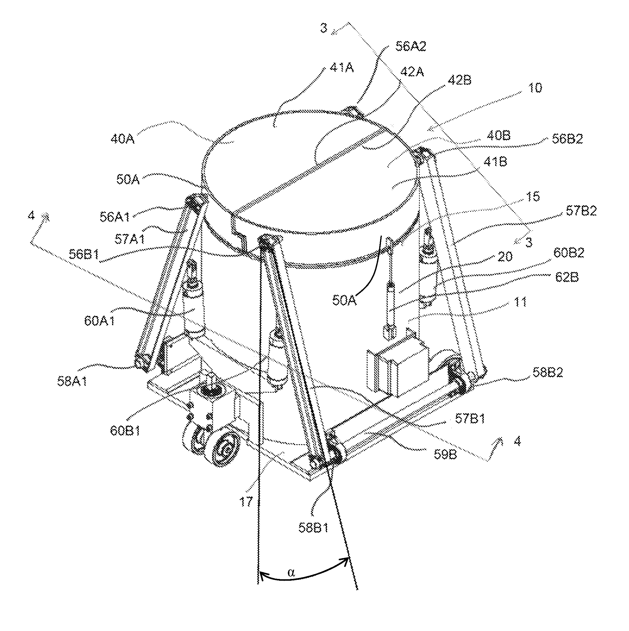 Lid actuation system for shielded cask