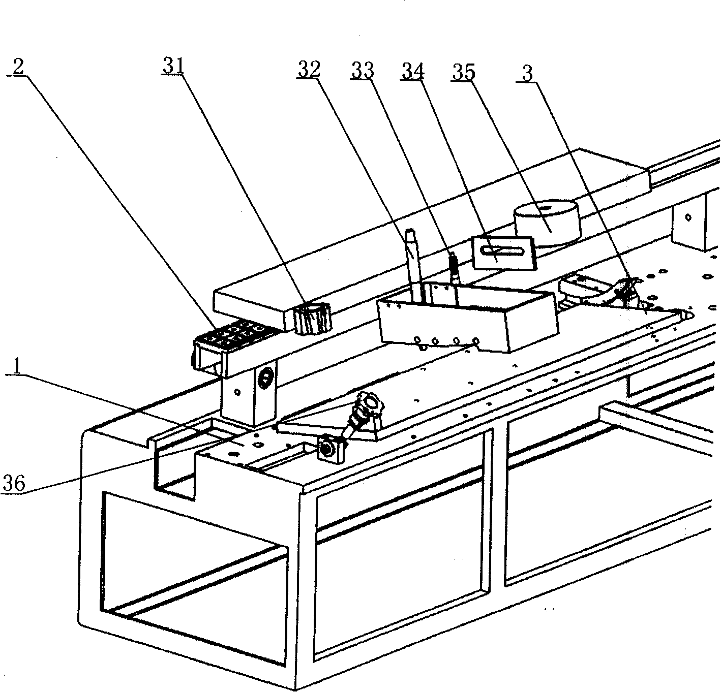 Tiltable edge treatment woodworking machine tool