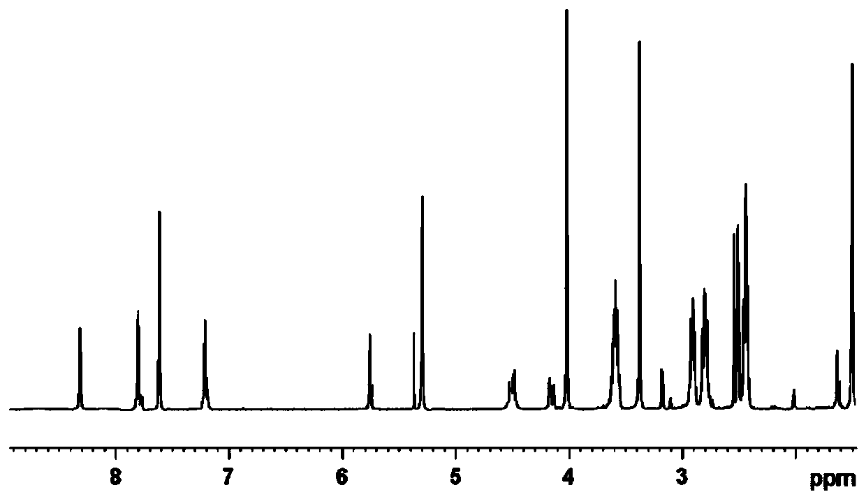 Small molecule-polymer conjugate self-assembled drug-loaded nanoparticles and preparation method thereof