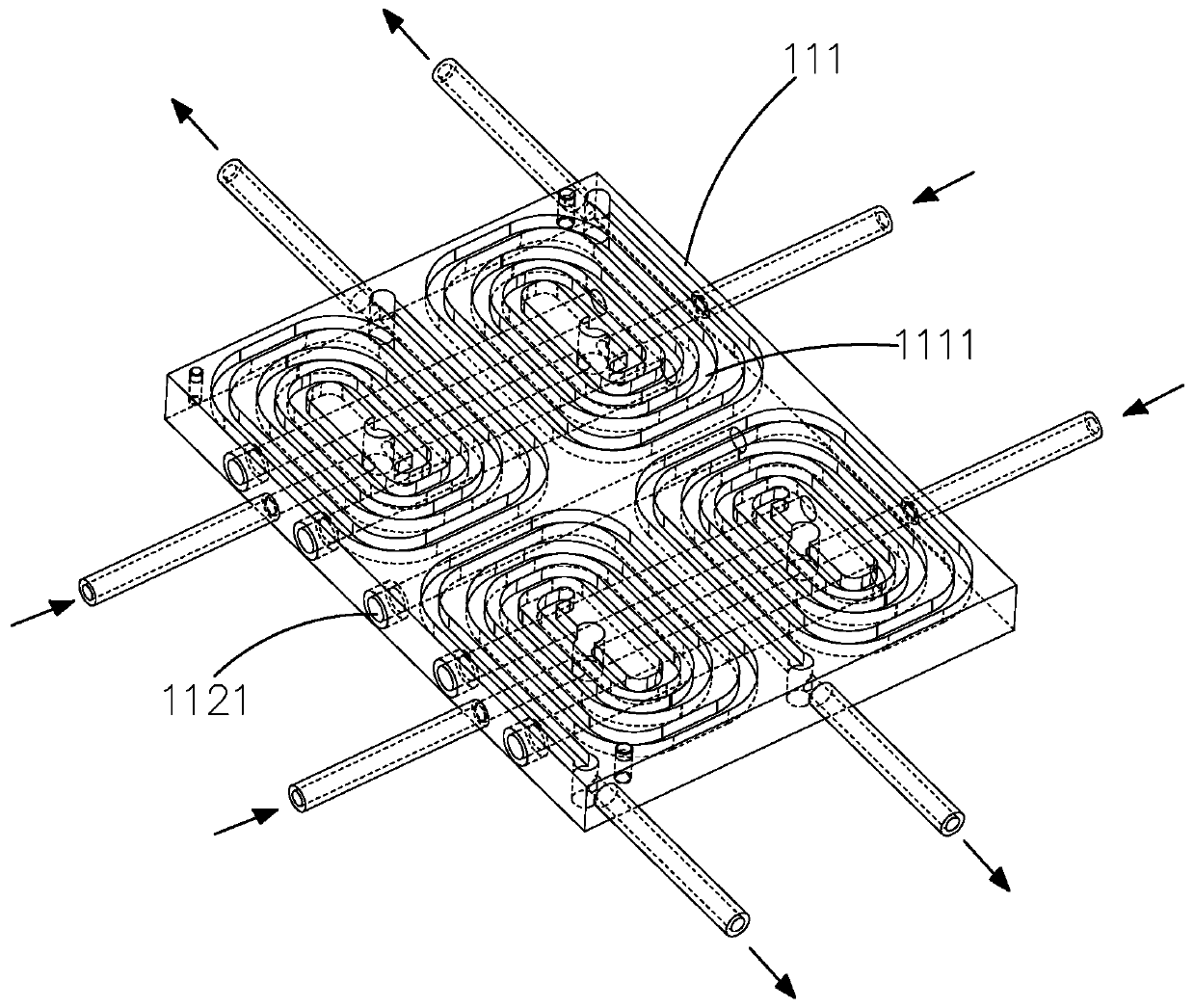 Freezing positioning device and freezing positioning method