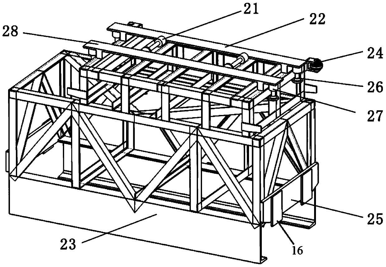 Pneumatic type jet flow washing and sucking desilting system for hydropower station overhauling gate groove