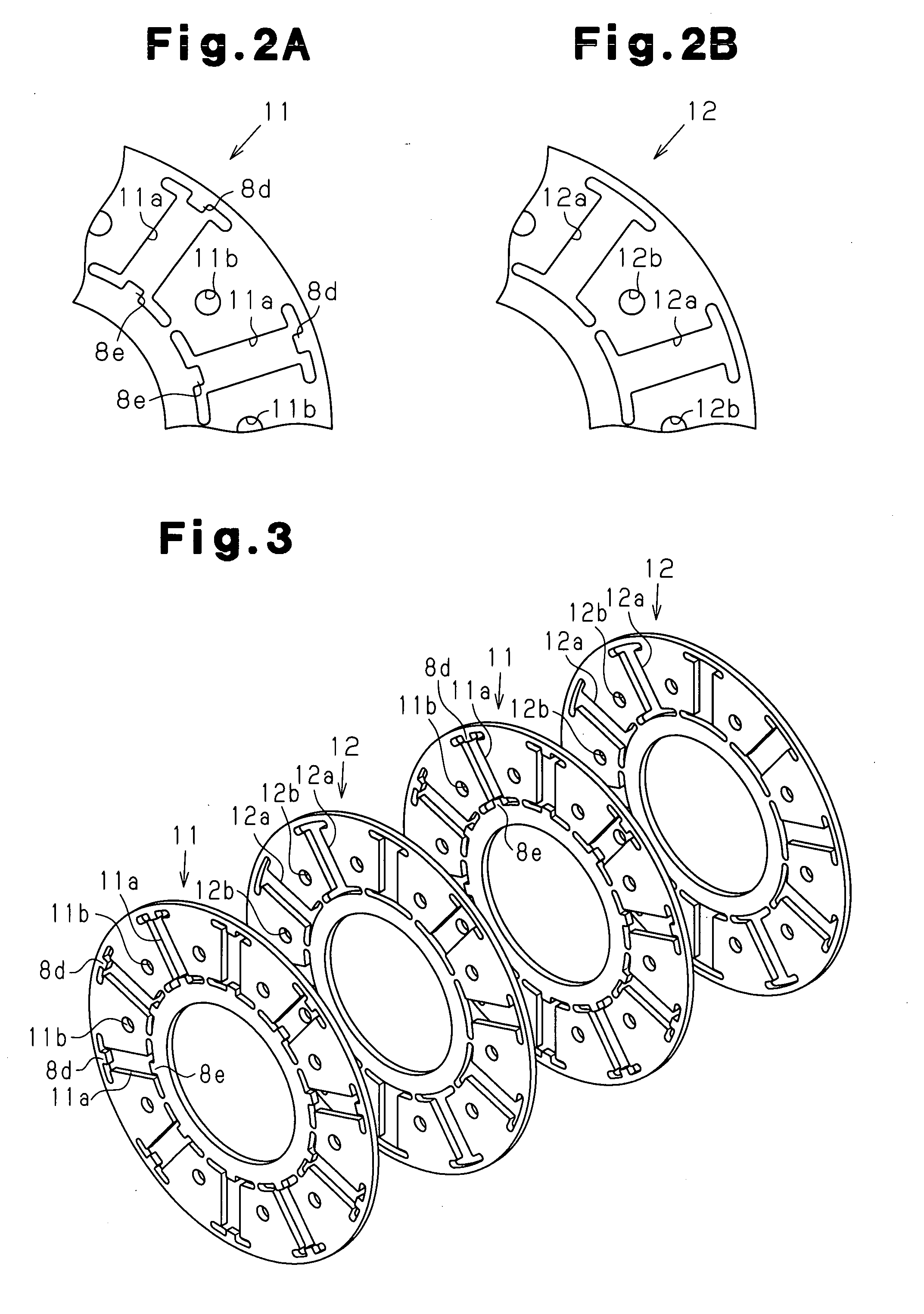 Embedded magnet type rotating electric machine