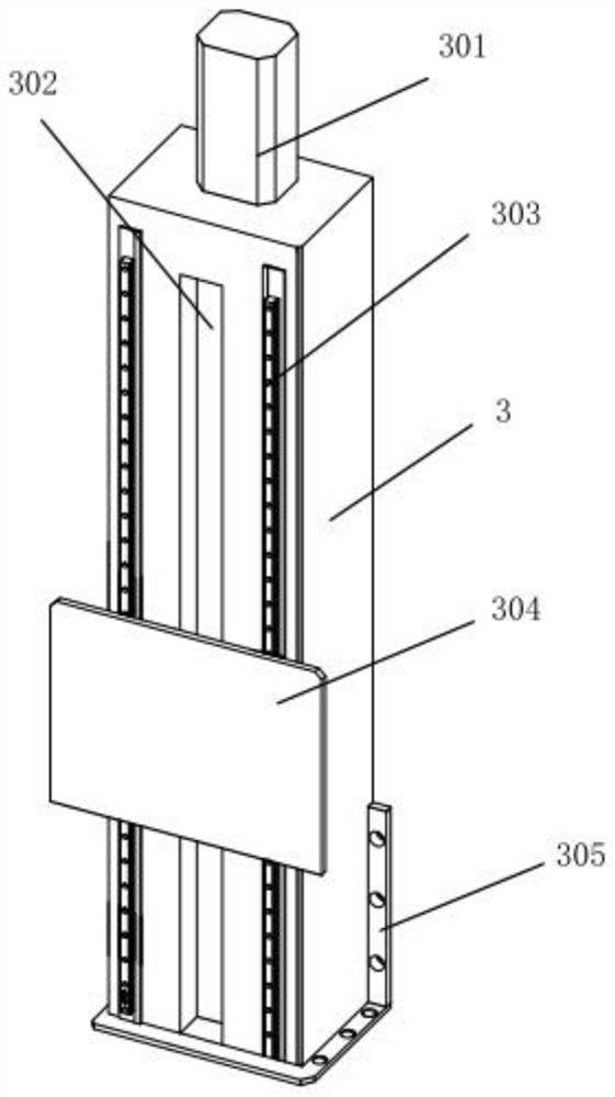 An Anti-swing Plane Mobile Garage Lifting Frame