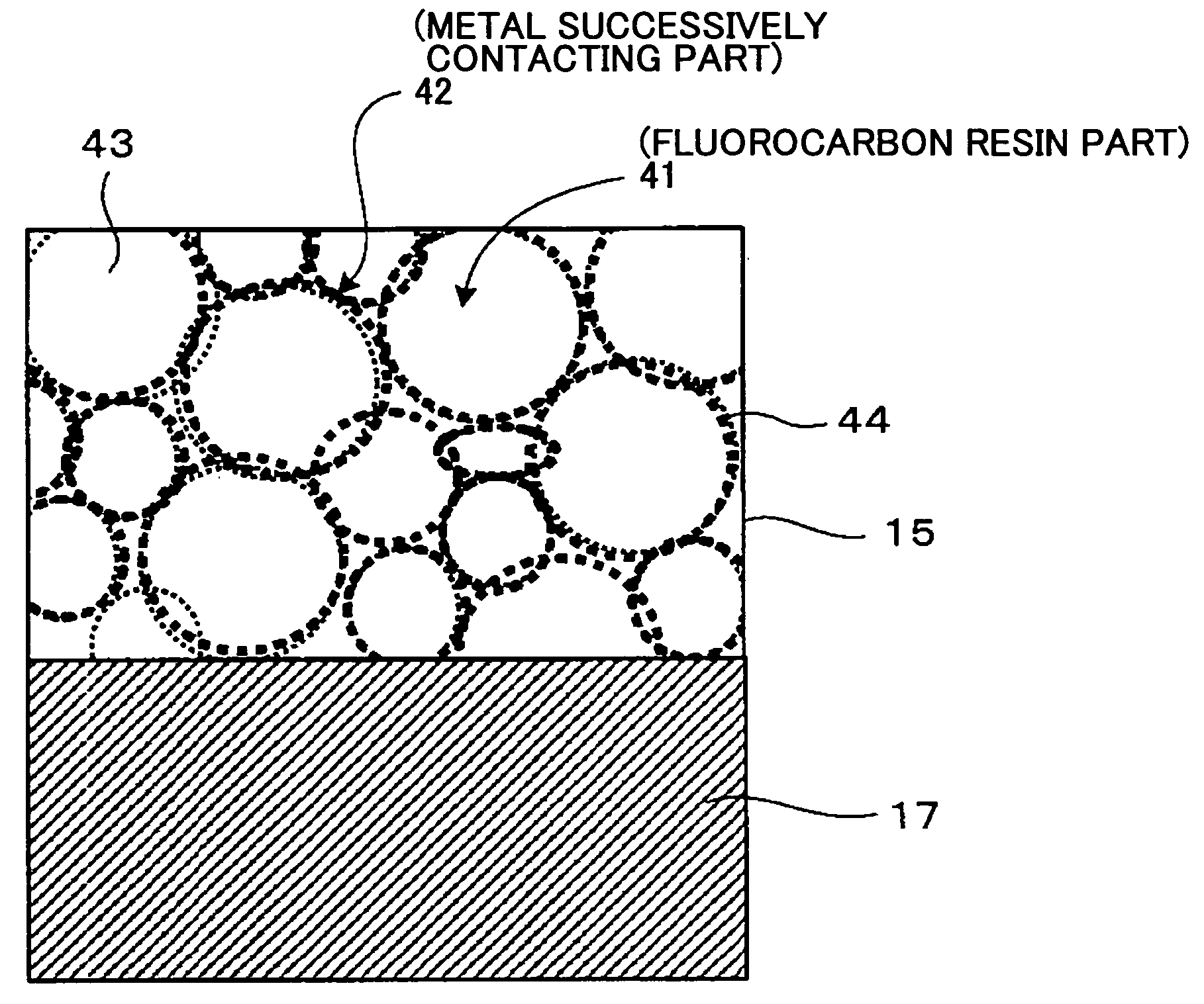 Heating member, heating member surface layer producing method, fixing member, heating device, fixing method, fixing device and image forming apparatus