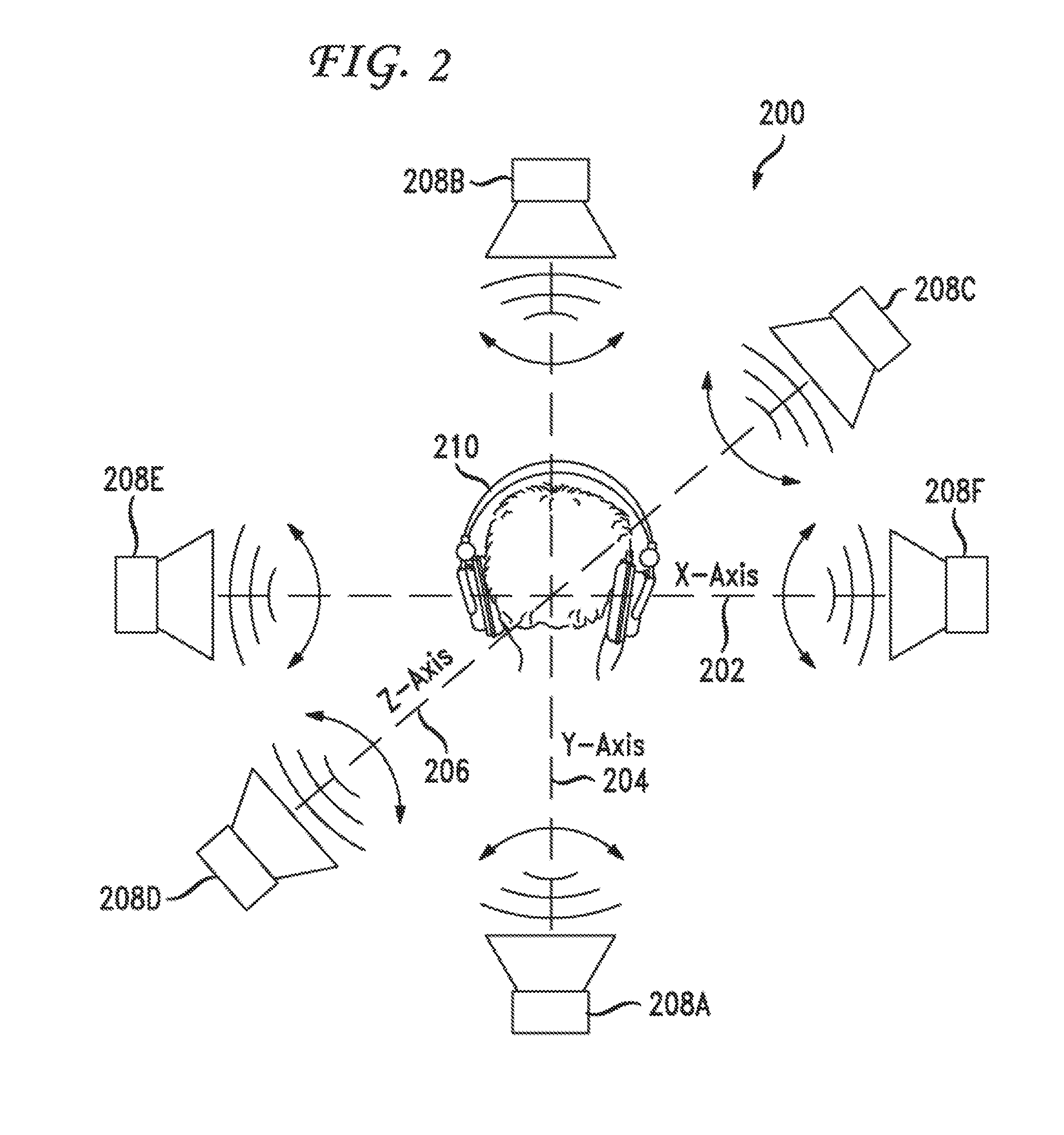 Security surveillance via three-dimensional audio space presentation