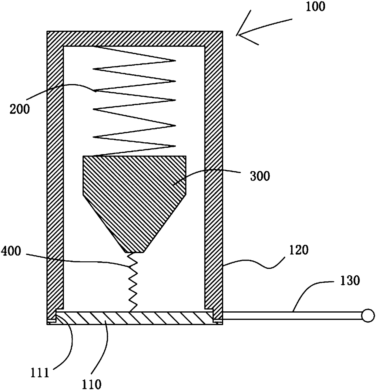 High-precision adjustable automatic trigger device and automatic fire extinguisher provided with same