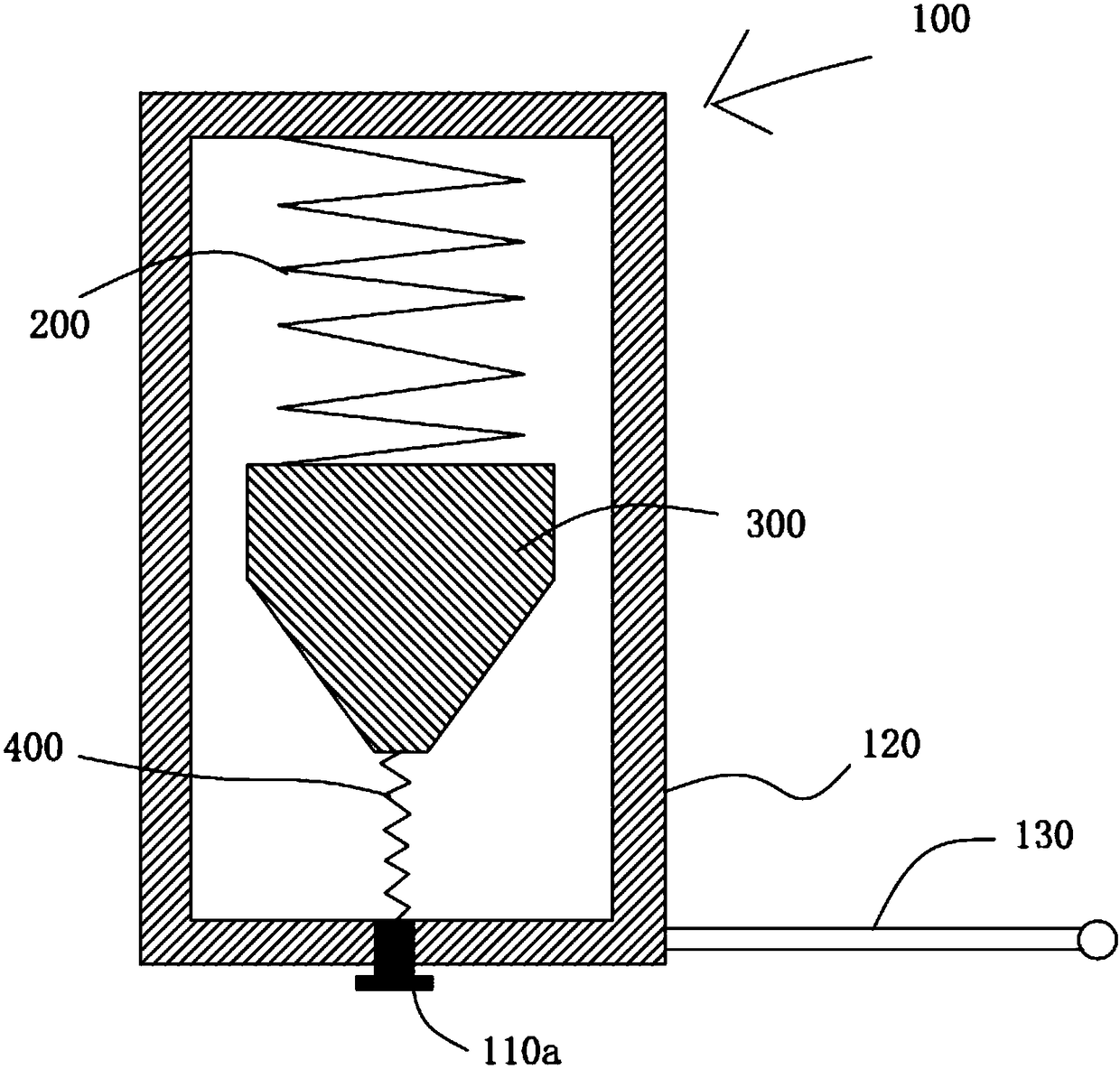 High-precision adjustable automatic trigger device and automatic fire extinguisher provided with same