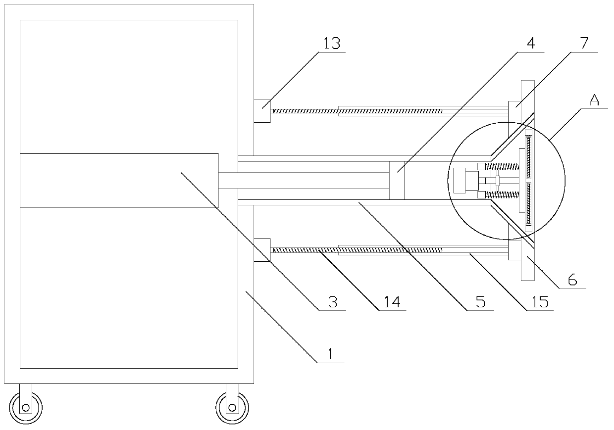 Glass carrying robot with high reliability