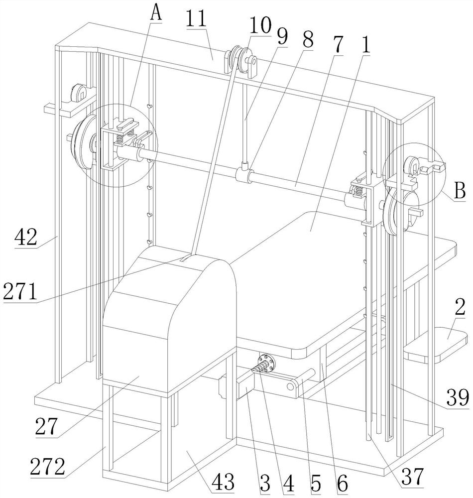 Bench press protection device for fitness