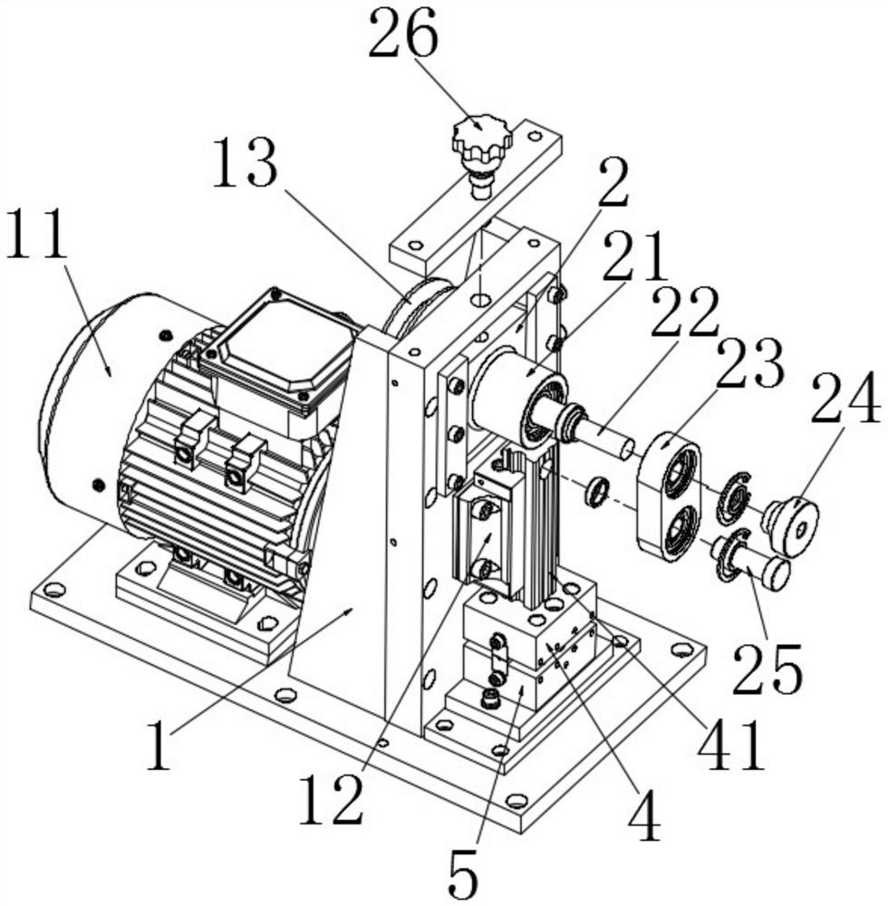 Chain hammering device