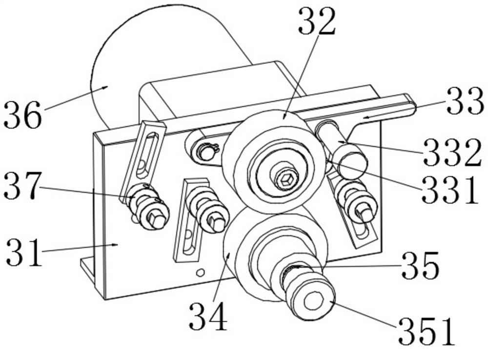 Chain hammering device