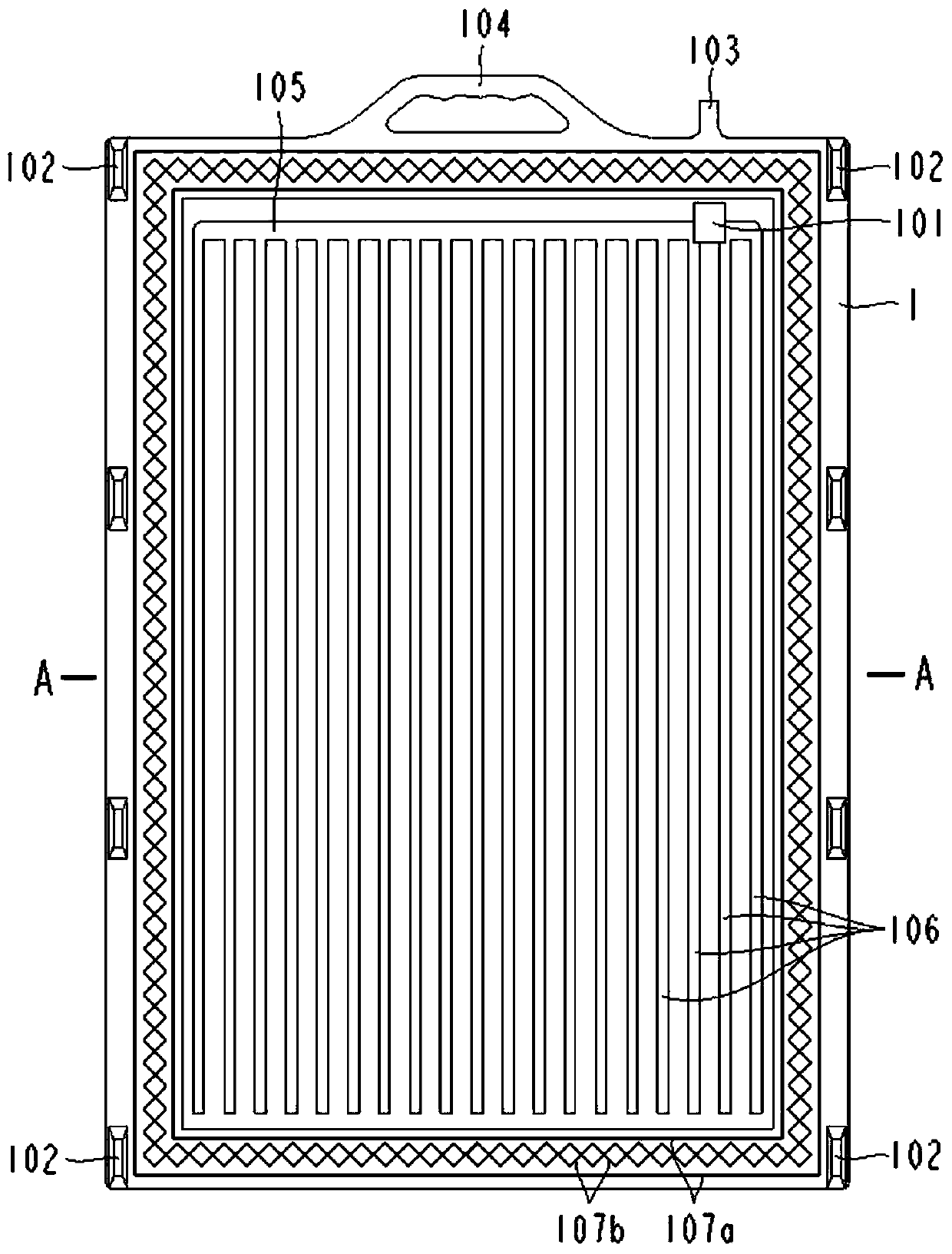 MBR flat membrane element