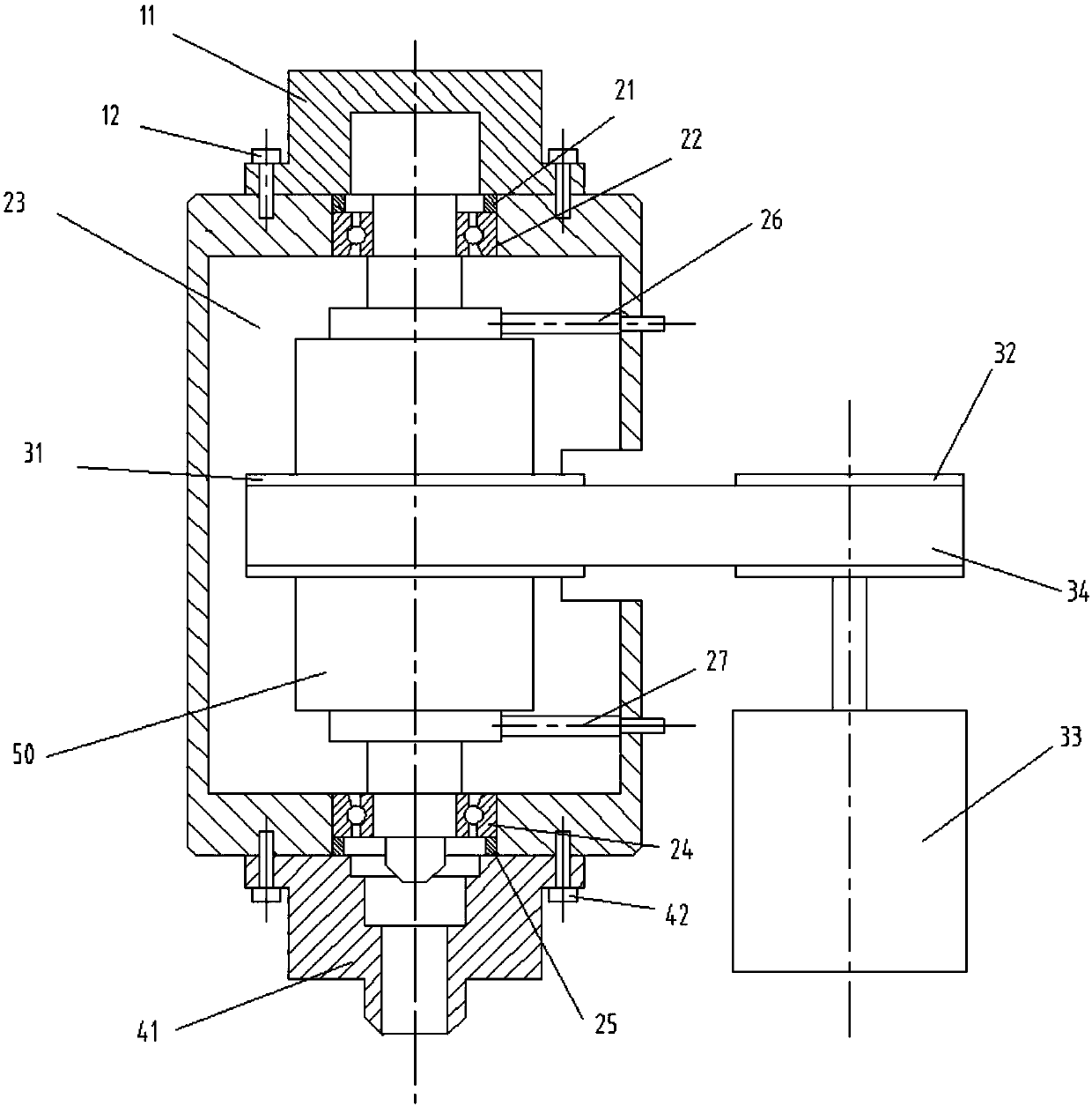 A device and method for drilling a hole using a laser beam