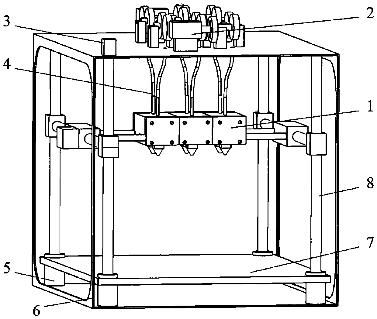 A 3D printing system for array forming