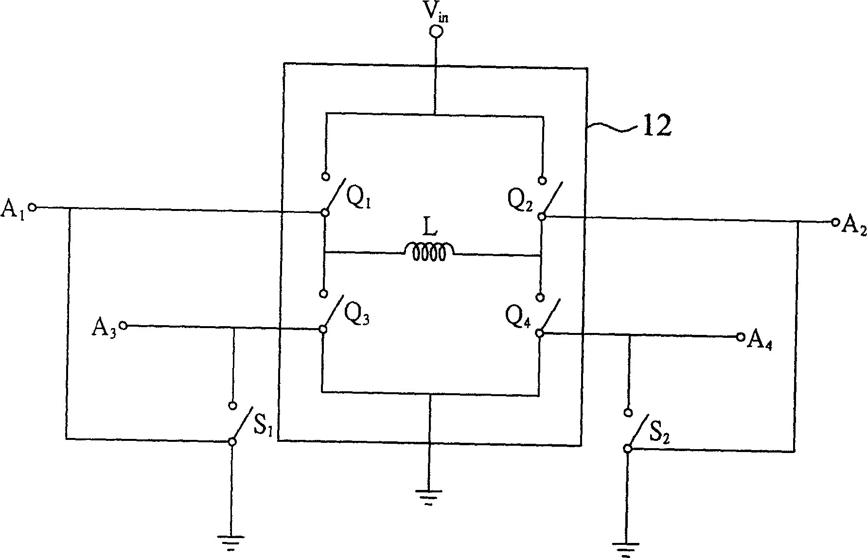 Whole-bridge circuit of raising anti-noise function