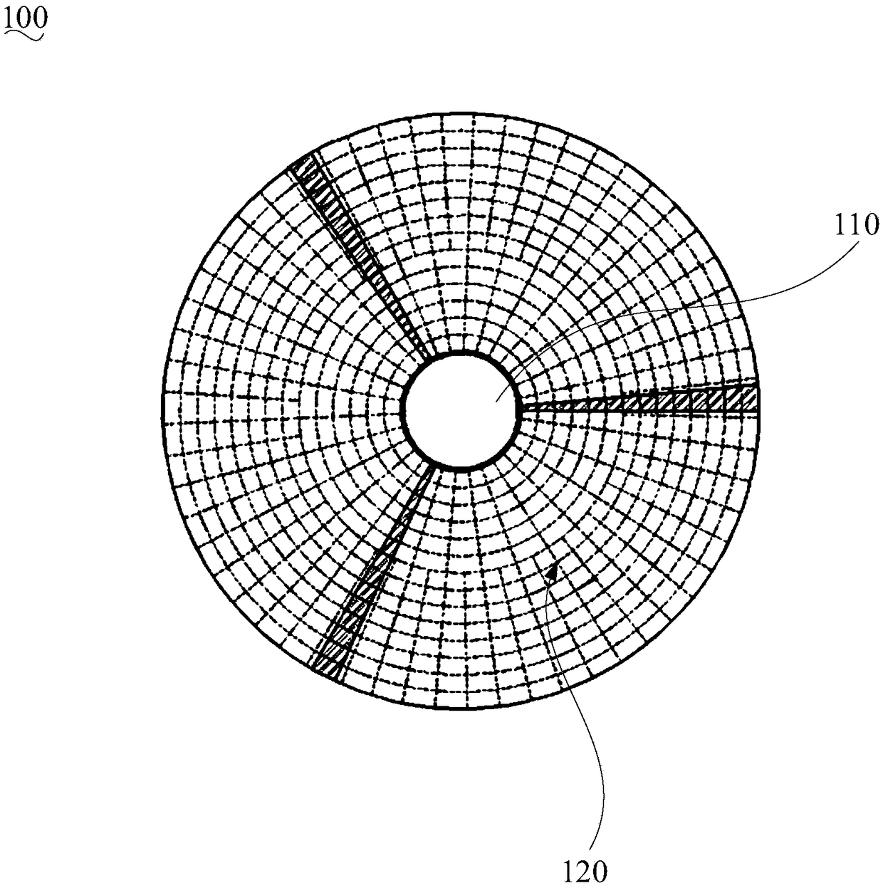 Anti-scour offshore wind power fan