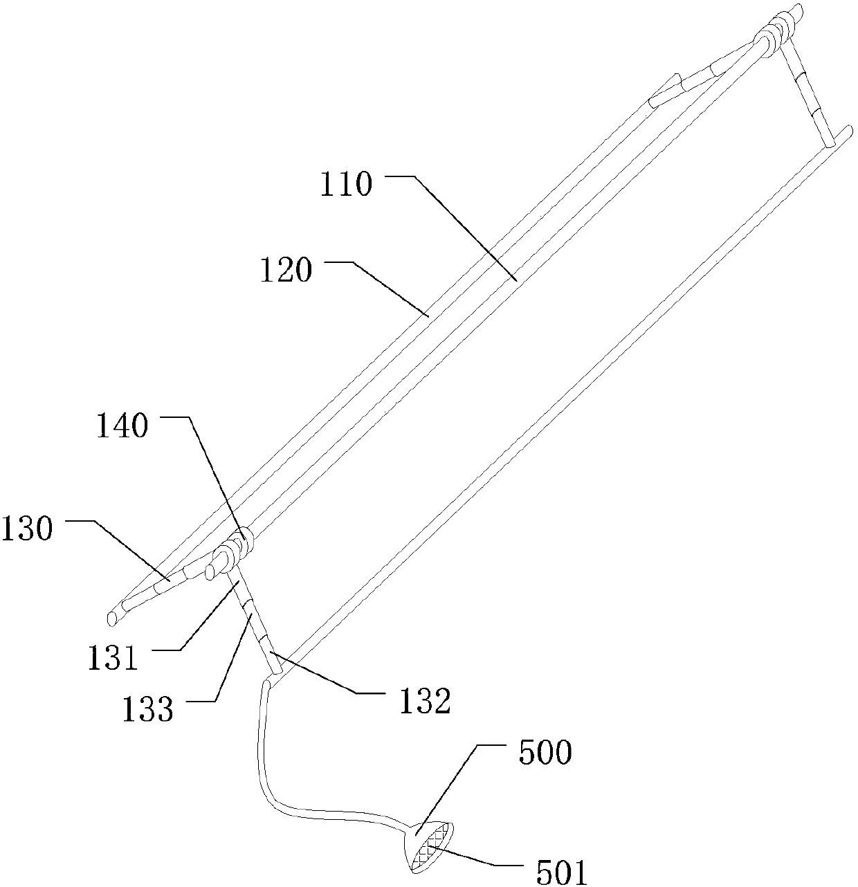 Clothes airing device capable of improving air flow