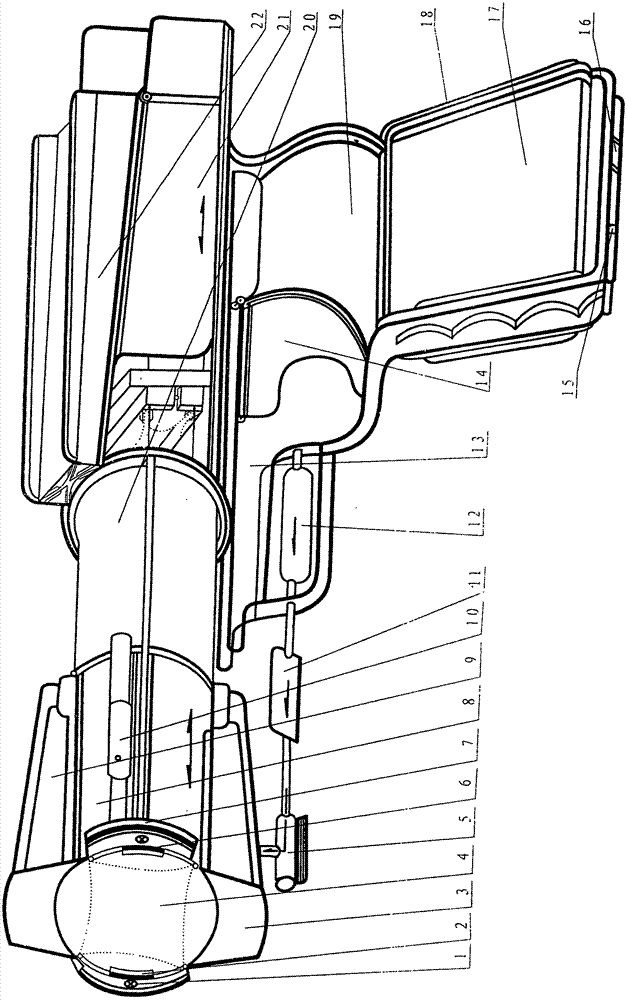 Quick-sterilization automatic fruit bagging device