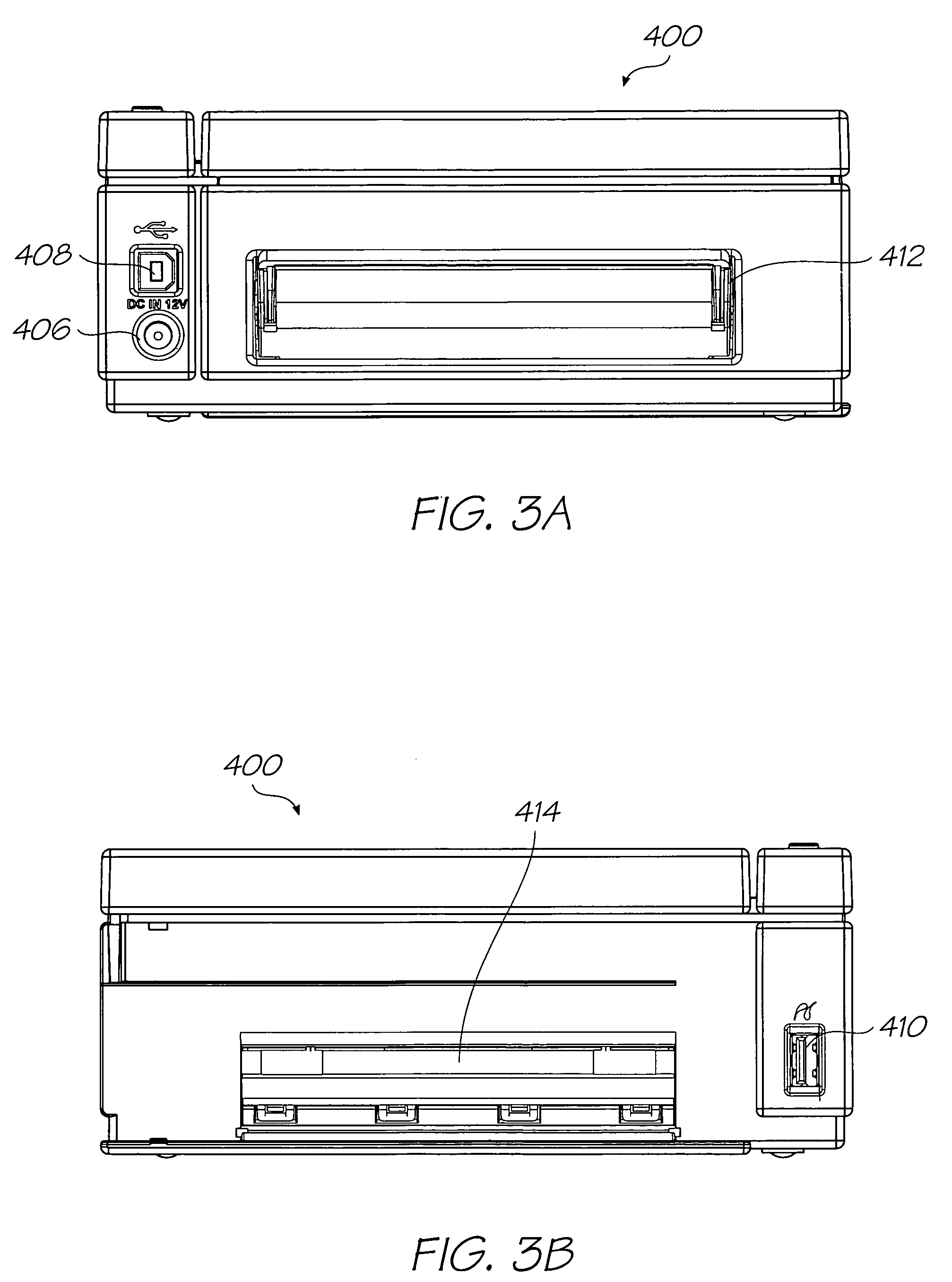 Printer having compact media pick-up device