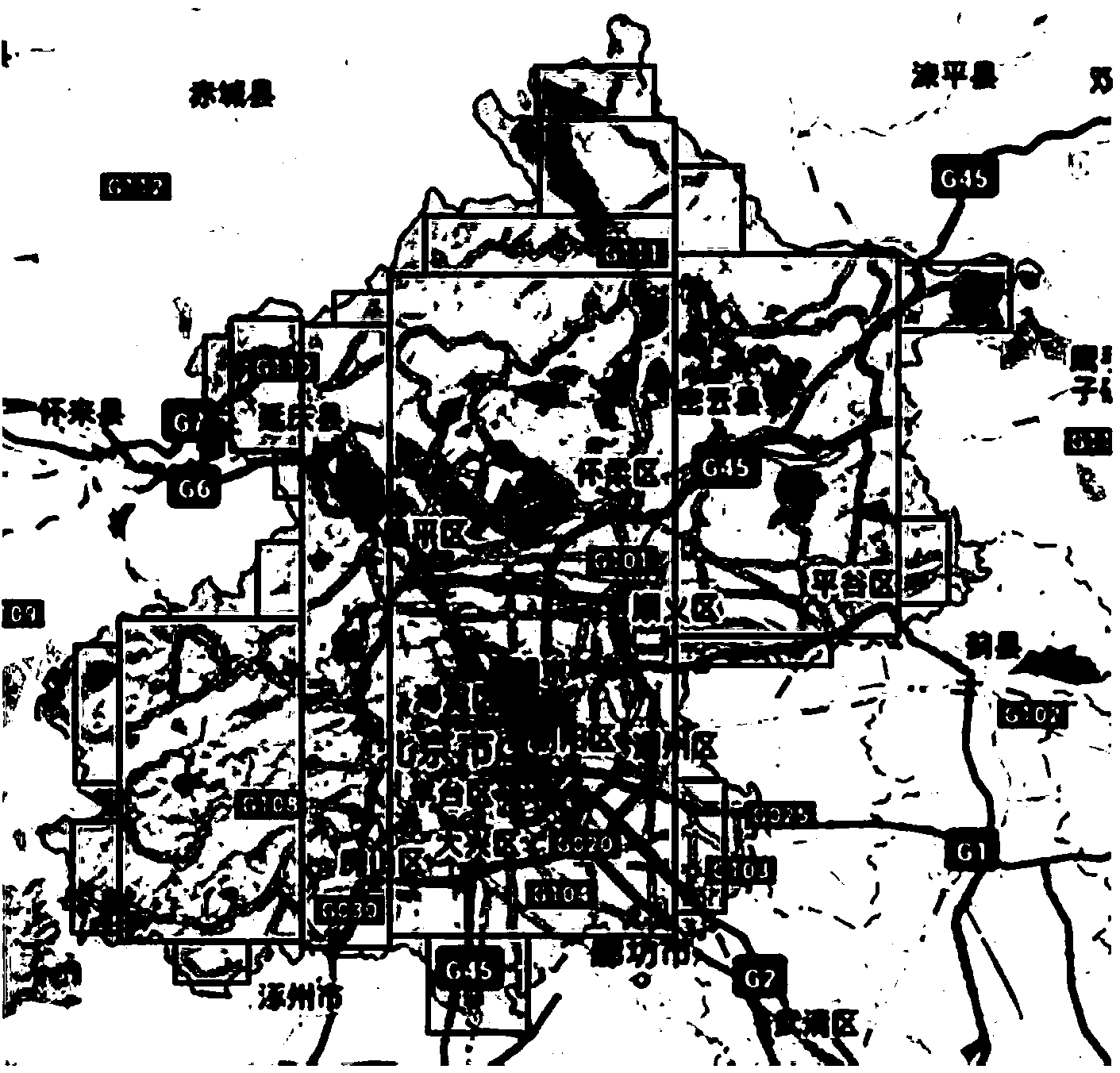 Zone location method used for mobile terminal and mobile terminal