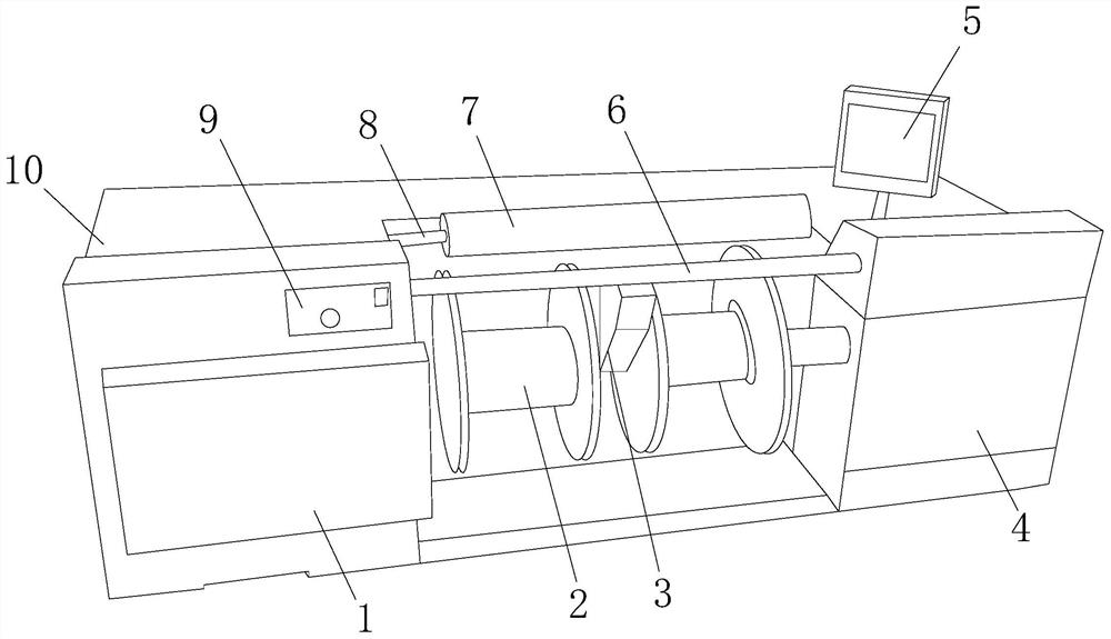 A robot unwinding device