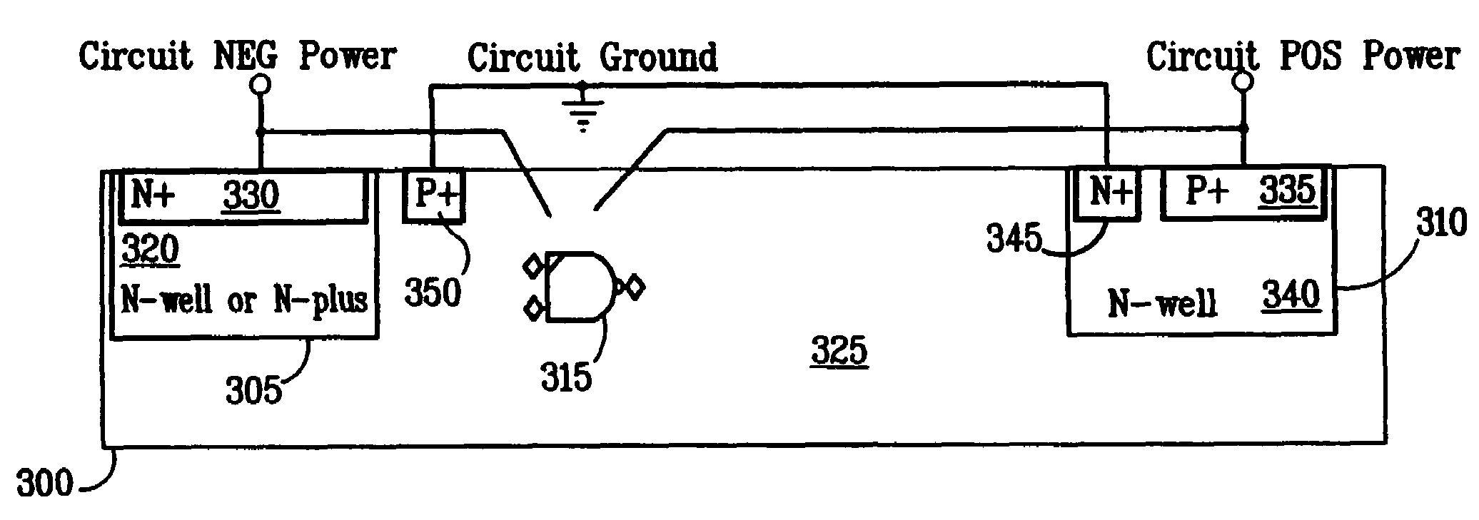 Method and apparatus for powering circuitry with on-chip solar cells within a common substrate