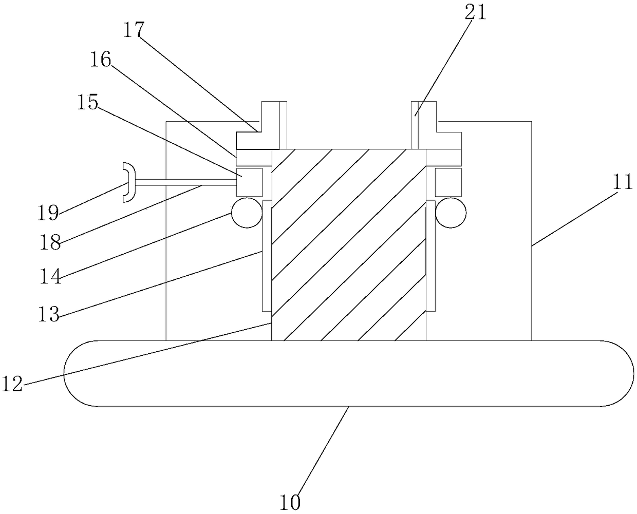 Mounting rack of electromechanical device