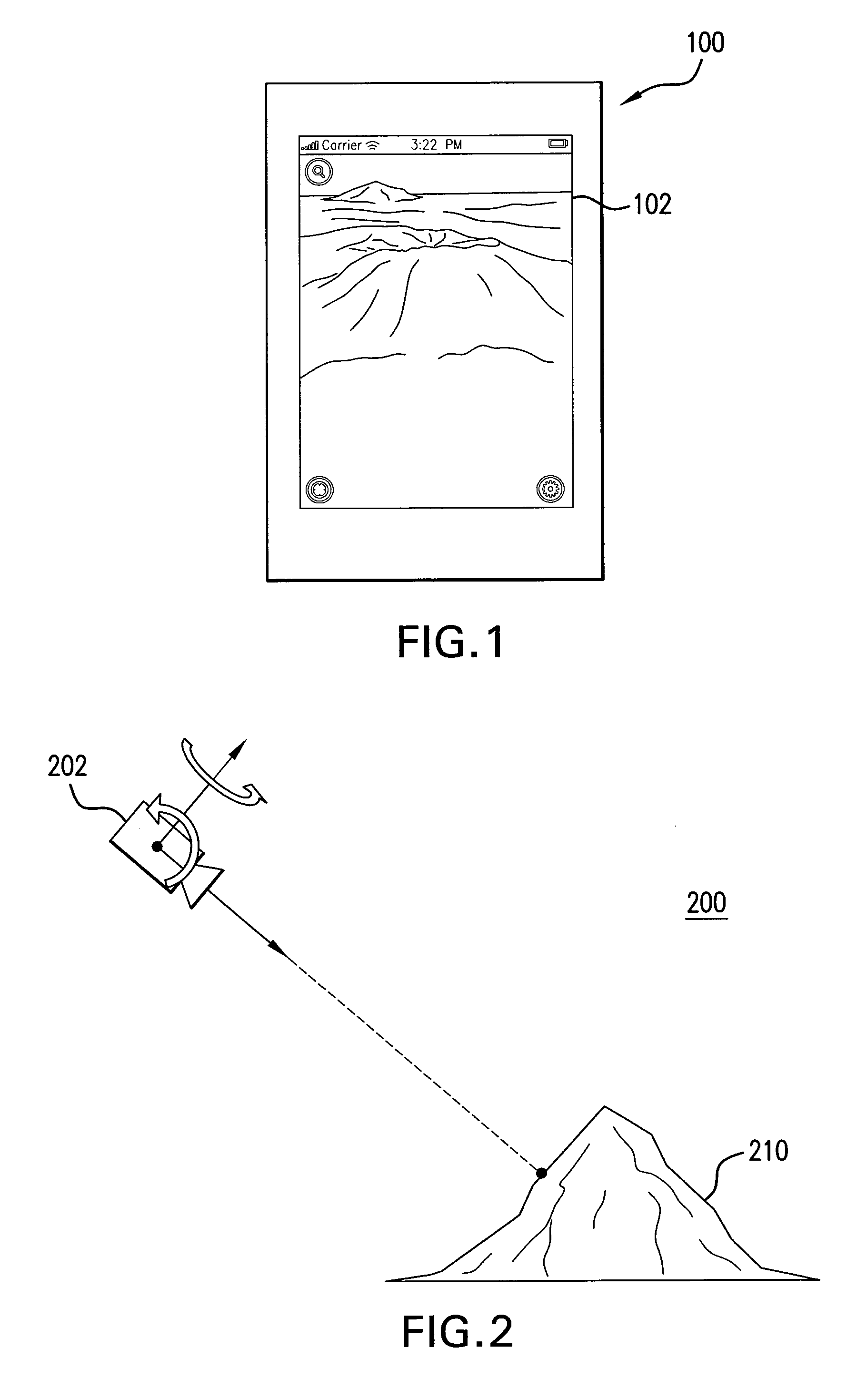 Anchored Navigation In A Three Dimensional Environment On A Mobile Device